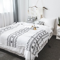 130*160cm Cozy Decorative Knit Woven Throw Blanket Sofa Throw Bed Throw Bed Blanket