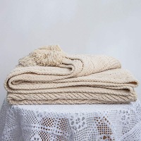 130x160cm Cozy Decorative Knit Woven Throw Blanket Sofa Throw Bed Throw Bed Blanket