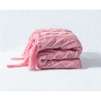 130x160cm Cozy Decorative Knit Woven Throw Blanket Sofa Throw Bed Throw Bed Blanket