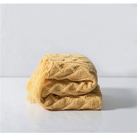 130x160cm Cozy Decorative Knit Woven Throw Blanket Sofa Throw Bed Throw Bed Blanket