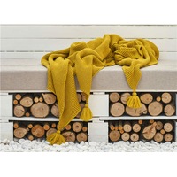 130x160cm Cozy Decorative Knit Woven Throw Blanket Sofa Throw Bed Throw Bed Blanket