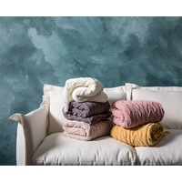 130x160cm Cozy Decorative Knit Woven Throw Blanket Sofa Throw Bed Throw Bed Blanket