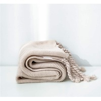 130x170cm Cozy Decorative Knit Woven Throw Blanket Sofa Throw Bed Throw Bed Blanket