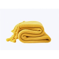 130x170cm Cozy Decorative Knit Woven Throw Blanket Sofa Throw Bed Throw Bed Blanket