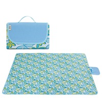 145*200cm Outdoor Waterproof Sandproof Foldable Portable Picnic Mat Picnic Blanket Fit up to 3-4 Adults