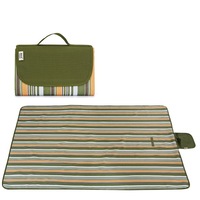 145*200cm Outdoor Waterproof Sandproof Foldable Portable Picnic Mat Picnic Blanket Fit up to 3-4 Adults