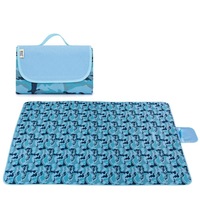 145*200cm Outdoor Waterproof Sandproof Foldable Portable Picnic Mat Picnic Blanket Fit up to 3-4 Adults