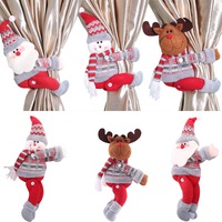 3 Pack Christmas Family Holiday Party Decorations Curtain Fastener Buckle Tieback