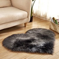 Irregular Fluffy Rug for Bedroom Plush Living Room Rug Furry Carpet Shaggy Throw Rug