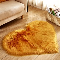 Irregular Fluffy Rug for Bedroom Plush Living Room Rug Furry Carpet Shaggy Throw Rug