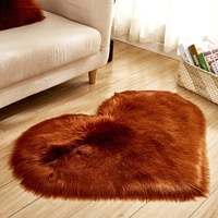 Irregular Fluffy Rug for Bedroom Plush Living Room Rug Furry Carpet Shaggy Throw Rug