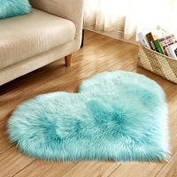 Irregular Fluffy Rug for Bedroom Plush Living Room Rug Furry Carpet Shaggy Throw Rug