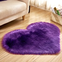 Irregular Fluffy Rug for Bedroom Plush Living Room Rug Furry Carpet Shaggy Throw Rug