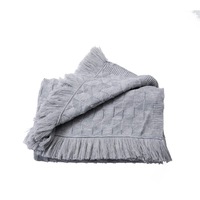 80x240cm Cozy Decorative Knit Woven Throw Blanket Sofa Throw Bed Throw Bed Blanket
