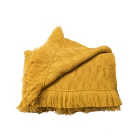 80x240cm Cozy Decorative Knit Woven Throw Blanket Sofa Throw Bed Throw Bed Blanket
