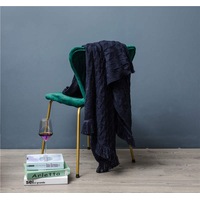 80x240cm Cozy Decorative Knit Woven Throw Blanket Sofa Throw Bed Throw Bed Blanket