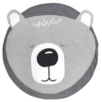 90*90cm Baby Round Play Pad Crawling Mat Crawl Cushion Air-Conditioned Blanket Rug for Kids Children Toddlers Bedroom Tummy Time Blanket
