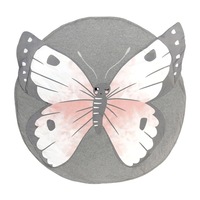 90*90cm Baby Round Play Pad Crawling Mat Crawl Cushion Air-Conditioned Blanket Rug for Kids Children Toddlers Bedroom Tummy Time Blanket