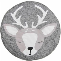 90*90cm Baby Round Play Pad Crawling Mat Crawl Cushion Air-Conditioned Blanket Rug for Kids Children Toddlers Bedroom Tummy Time Blanket