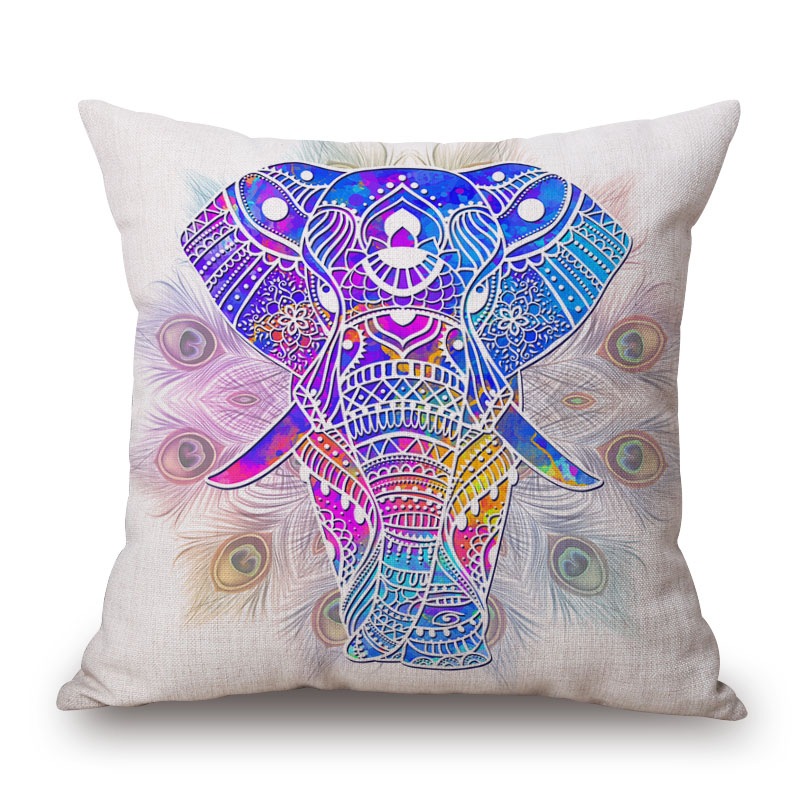 Vibrant Elephant CP1305001CL Quilt Pillow Case
