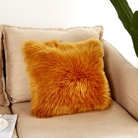 40*40cm Artificial Fur Soft Plush Decorative Throw Cushion Cover Pillow Cover Pillow Case for Sofa Couch Bed Chair Living Room Bedroom