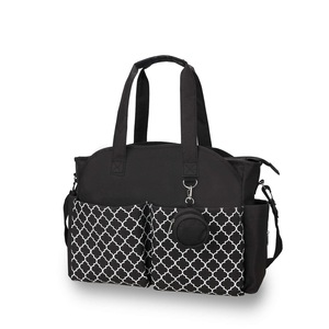 Baby Bag Diaper Bag Maternity Bag Mommy Bag Nappy Bag Tote with Changing Station Multi-Function Baby Bag with Adjustable Shoulder Strap Insulated Pockets,Black