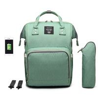 Large Capacity Baby Bag Diaper Bag Maternity Bag Mommy Bag Nappy Bag Stroller Bag with USB Charging Port,Green