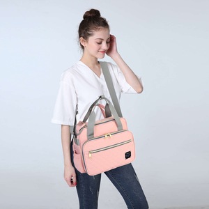 Diaper Bag Tote Nappy Bag with Shoulder Strap,Pink