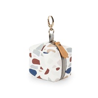 Pacifier Case Bag - Pacifier Holder with Clip for Diaper Bag Stroller Purse Charm,Colorful Stone