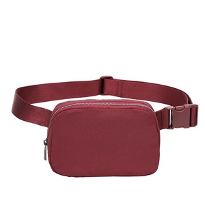 Belt Bag Waist Pack Crossbody Bags Bum Bag for Running Hiking Travel Workout Adjustable Strap for Women,Red
