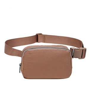 Belt Bag Waist Pack Crossbody Bags Bum Bag for Running Hiking Travel Workout Adjustable Strap for Women,Brown