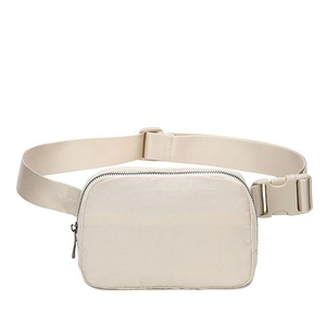 Belt Bag Waist Pack Crossbody Bags Bum Bag for Running Hiking Travel Workout Adjustable Strap for Women,Beige