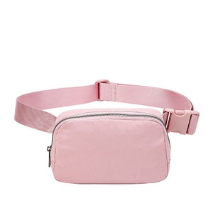 Belt Bag Waist Pack Crossbody Bags Bum Bag for Running Hiking Travel Workout Adjustable Strap for Women,Pink