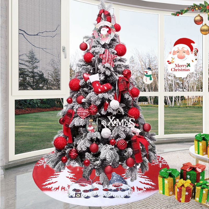 Christmas Tree Skirt Family Holiday Party Decorations Tree Skirt Xmas Tree Skirts Ornaments,Diameter 117cm