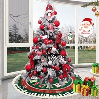 Christmas Tree Skirt Family Holiday Party Decorations Tree Skirt Xmas Tree Skirts Ornaments,Diameter 90cm