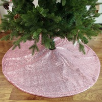 Christmas Tree Skirt Family Holiday Party Decorations Tree Skirt Xmas Tree Skirts Ornaments,Diameter 90cm
