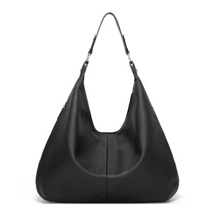Crossbody Shoulder Bag Shoulder Tote Bag Soft PU Leather Handbags,Black