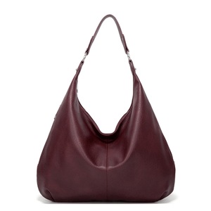 Crossbody Shoulder Bag Shoulder Tote Bag Soft PU Leather Handbags,Winered