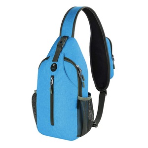 Crossbody Sling Backpack Sling Bag Travel Hiking Chest Bag Daypack,Blue
