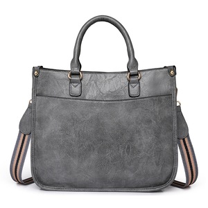 Crossbody Tote Bag with Guitar Strap Women Vintage Hobo Handba Shoulder Bag,Grey