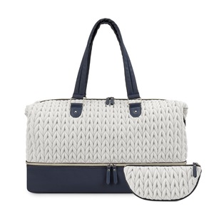 Diaper Tote Bag Double Layer Insulated Cooler Bag Diaper Organizer Bag Portable Mommy Bag Baby Bag