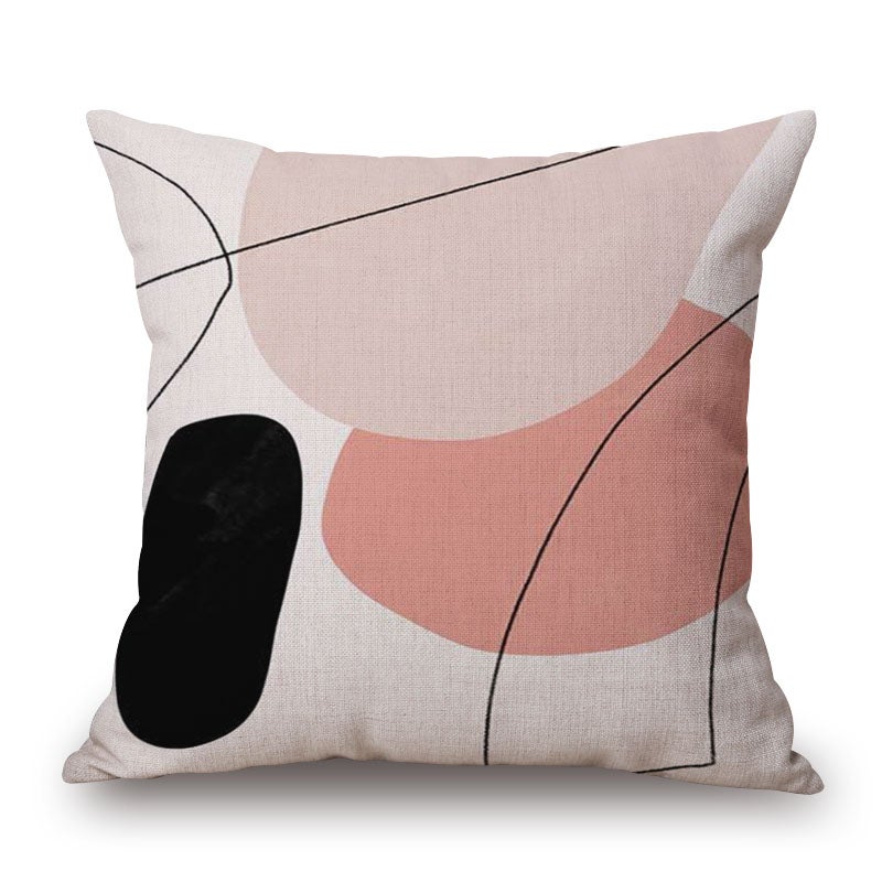 Geometric Simple Decorative Throw Cushion Cover Pillow Cover Pillow Case for Sofa Couch Bed Chair Living Room Bedroom 84434