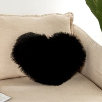 Heart Shaped Fluffy Rug for Bedroom Plush Living Room Rug Furry Carpet Shaggy Throw Rug