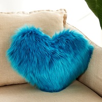 Heart Shaped Fluffy Rug for Bedroom Plush Living Room Rug Furry Carpet Shaggy Throw Rug