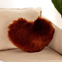 Heart Shaped Fluffy Rug for Bedroom Plush Living Room Rug Furry Carpet Shaggy Throw Rug