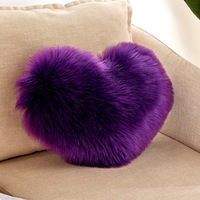 Heart Shaped Fluffy Rug for Bedroom Plush Living Room Rug Furry Carpet Shaggy Throw Rug