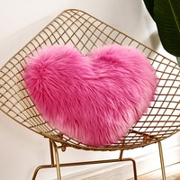 Heart Shaped Fluffy Rug for Bedroom Plush Living Room Rug Furry Carpet Shaggy Throw Rug