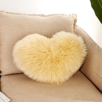 Heart Shaped Fluffy Rug for Bedroom Plush Living Room Rug Furry Carpet Shaggy Throw Rug