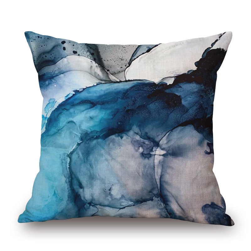 Ink Smoke on Decorative Throw Cushion Cover Pillow Cover Pillow Case for Sofa Couch Bed Chair Living Room Bedroom 85373