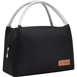Lunch Bag Insulated Lunch Box for Office Work Picnic School Beach Travel,Black